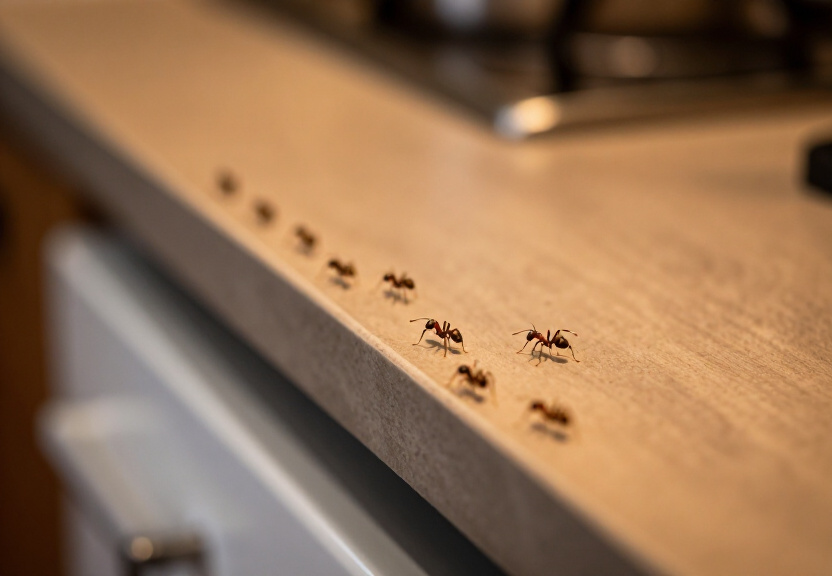 Ant Treatment in a Turramurra Kitchen